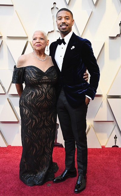 Michael B Jordan, Celebs and Moms, 2019 Oscars